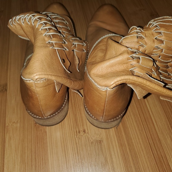VERO CUOIO SIZE 38 MADE IN ITALY BOOTS - Picture 3 of 5